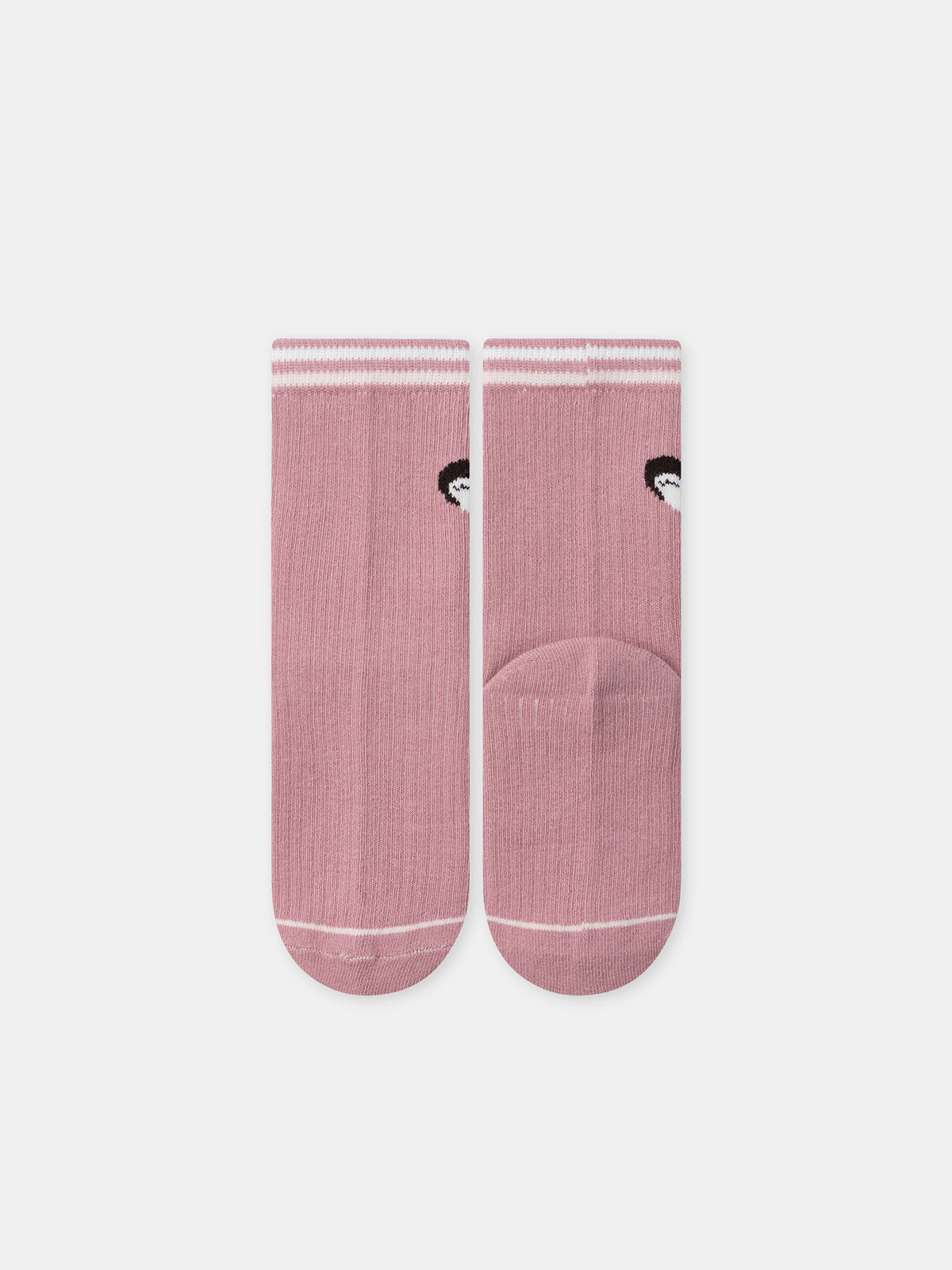 Lot de 5 chaussettes roses pingouins Fille