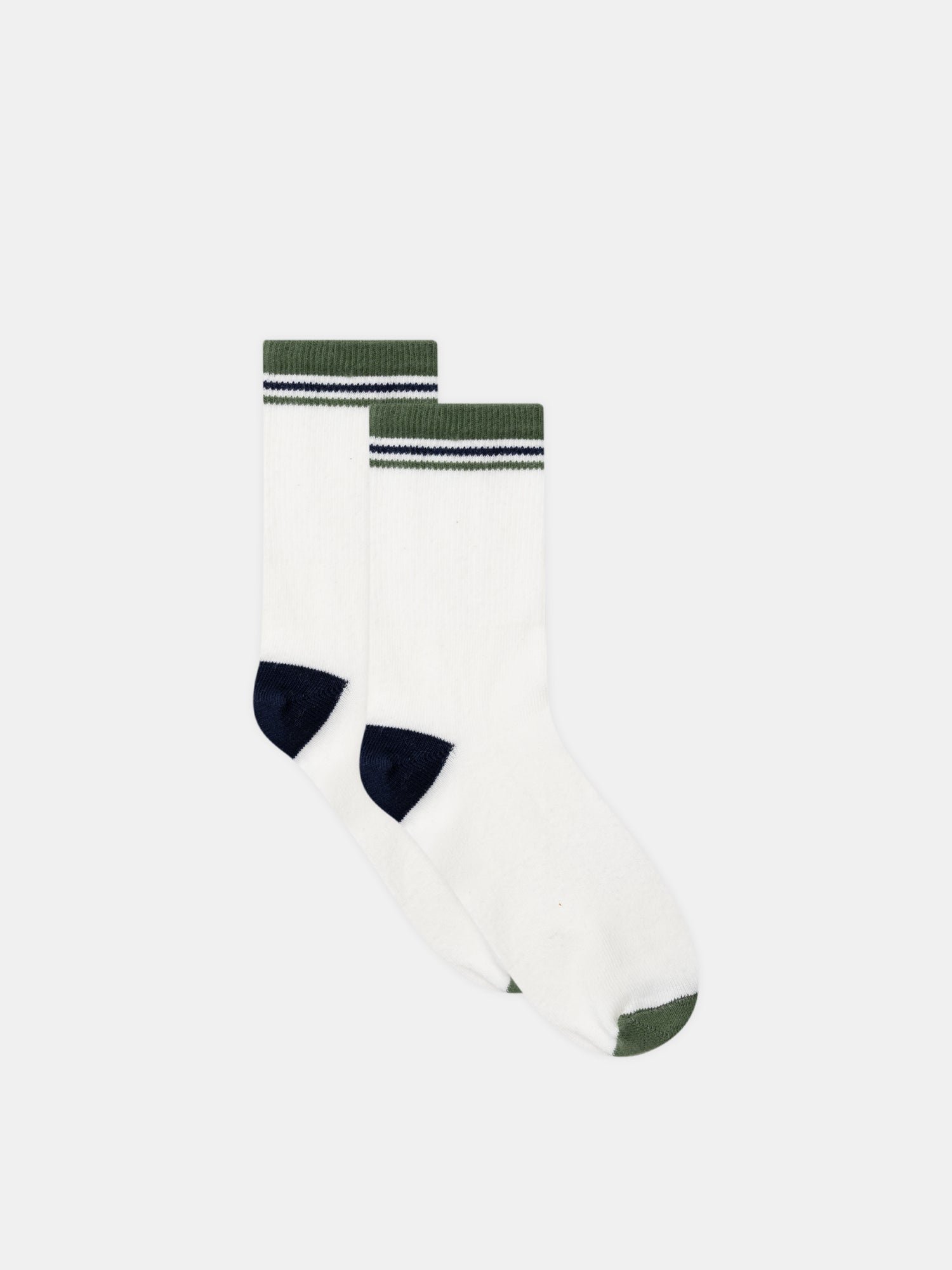 Set aus 5 Paar Socken mit Streifen oder einfarbig für Jungen