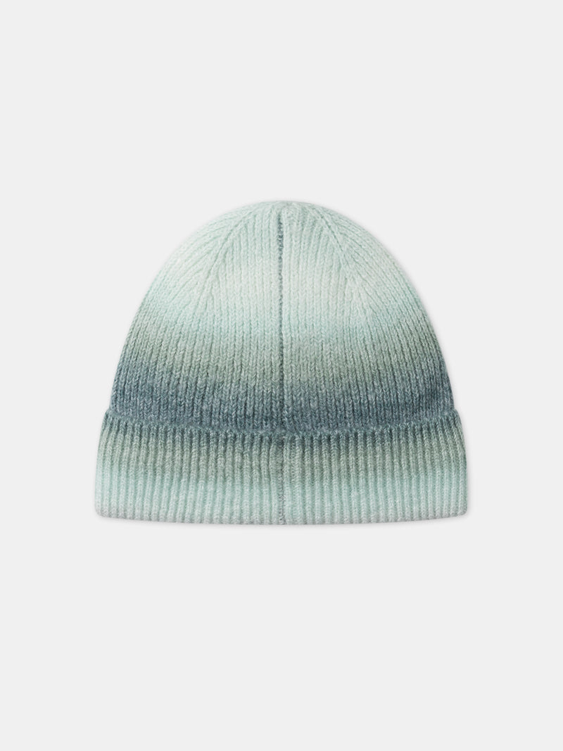 Mütze mit Farbverlauf in Tie-Dye Grün für Jungen