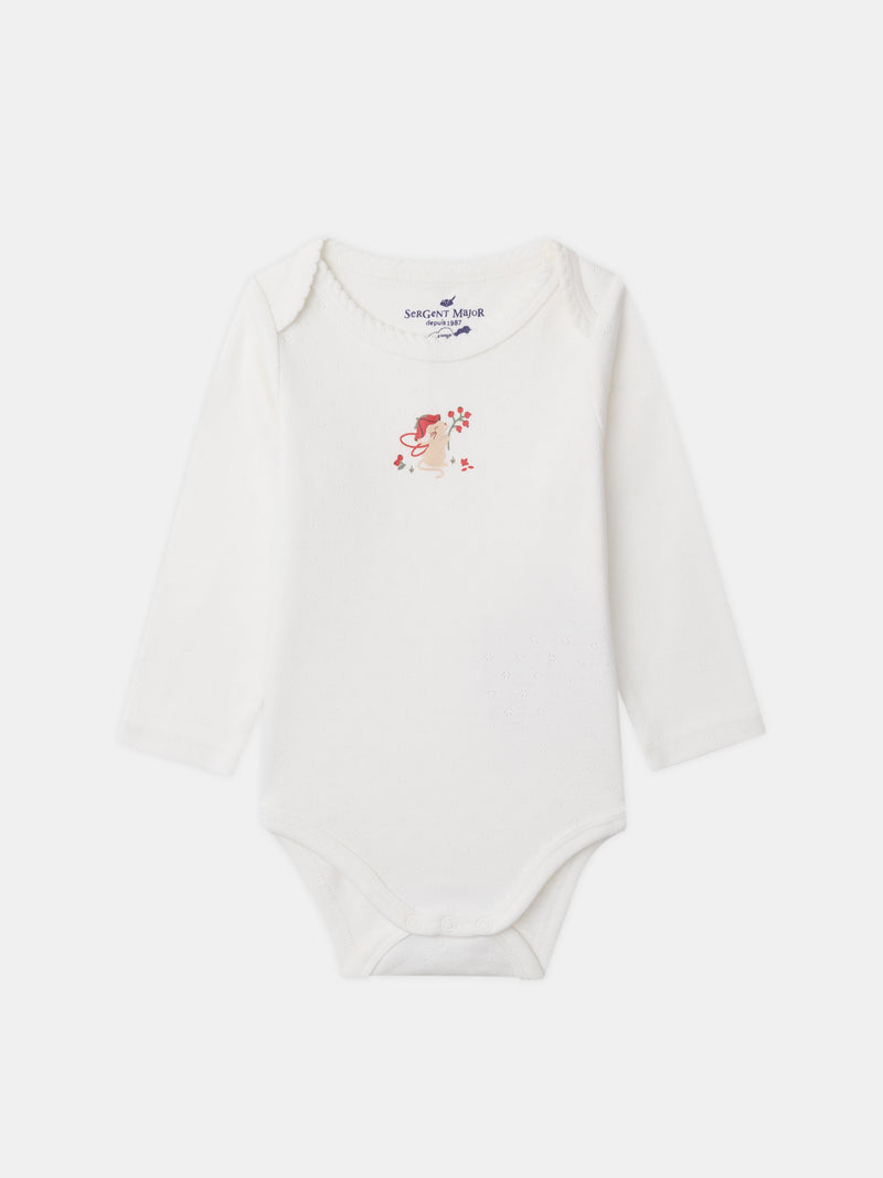Set aus 3 langarm Bodys für Baby Mädchen