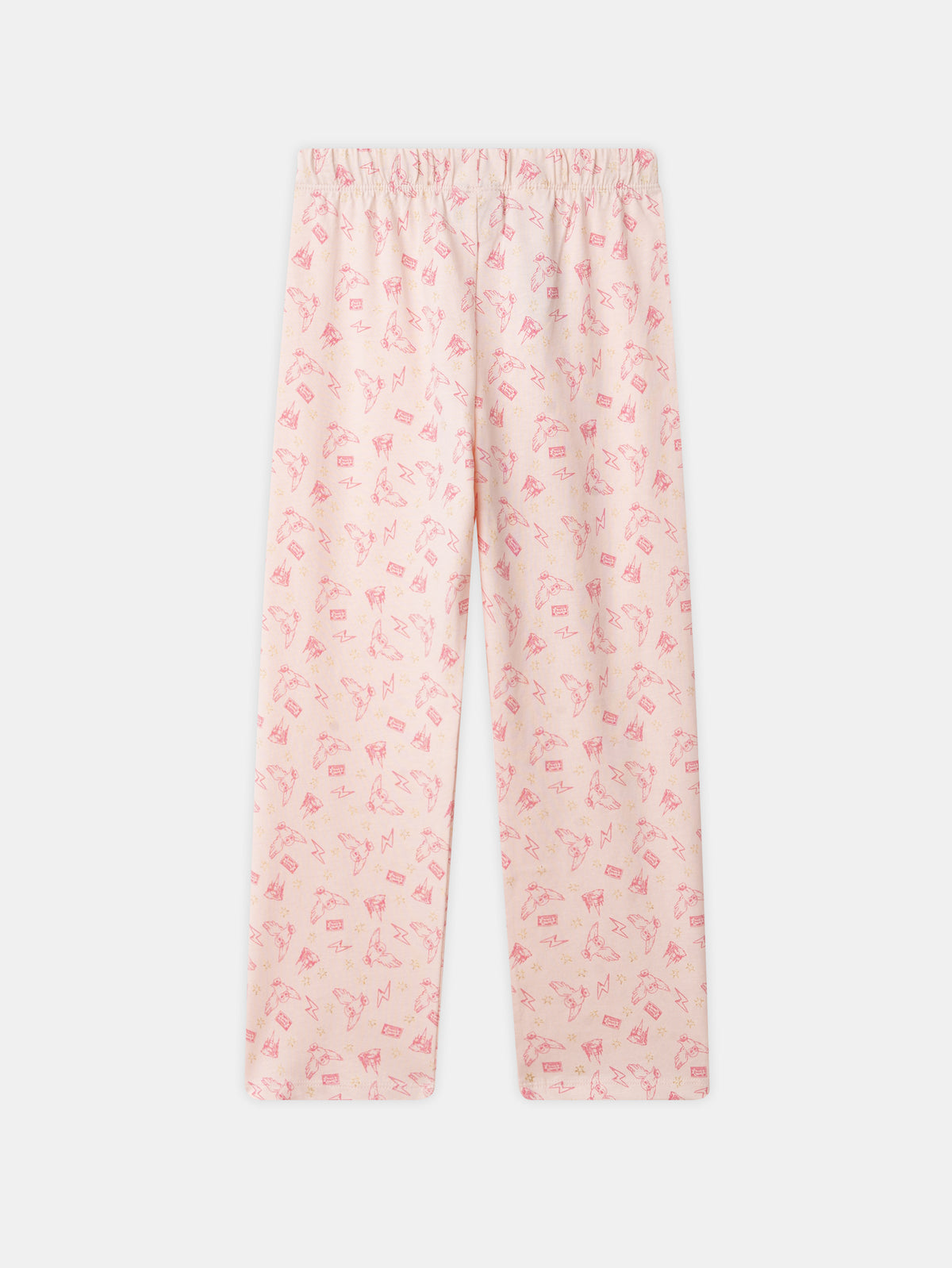 Pajama Harry Potter Rosa mit bedruckter Eule Hedwig für Mädchen