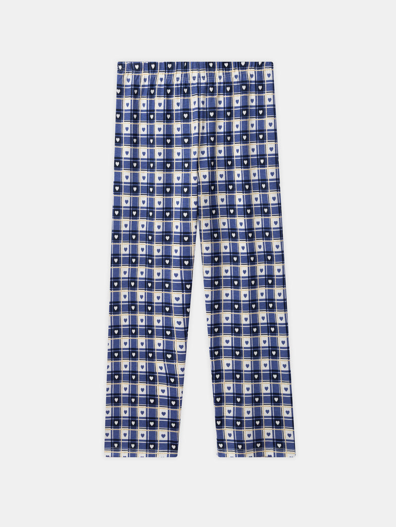 Harry Potter Pyjama in Marineblau mit "Hogwarts" Druck für Mädchen