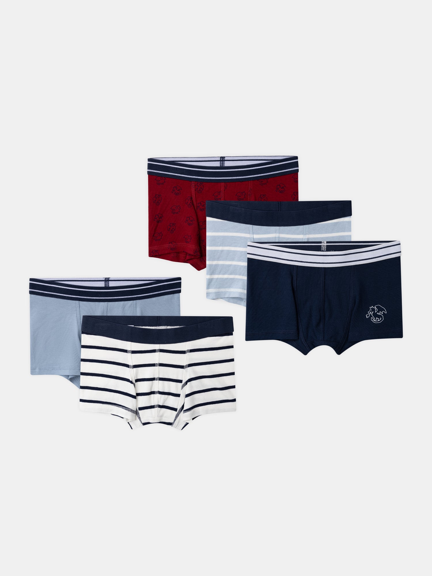 Set mit 5 Jungen-Boxershorts