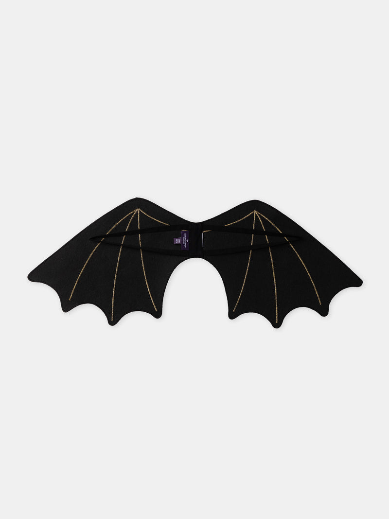Pyjama d'Halloween noir + ailes de chauve-souris Garçon