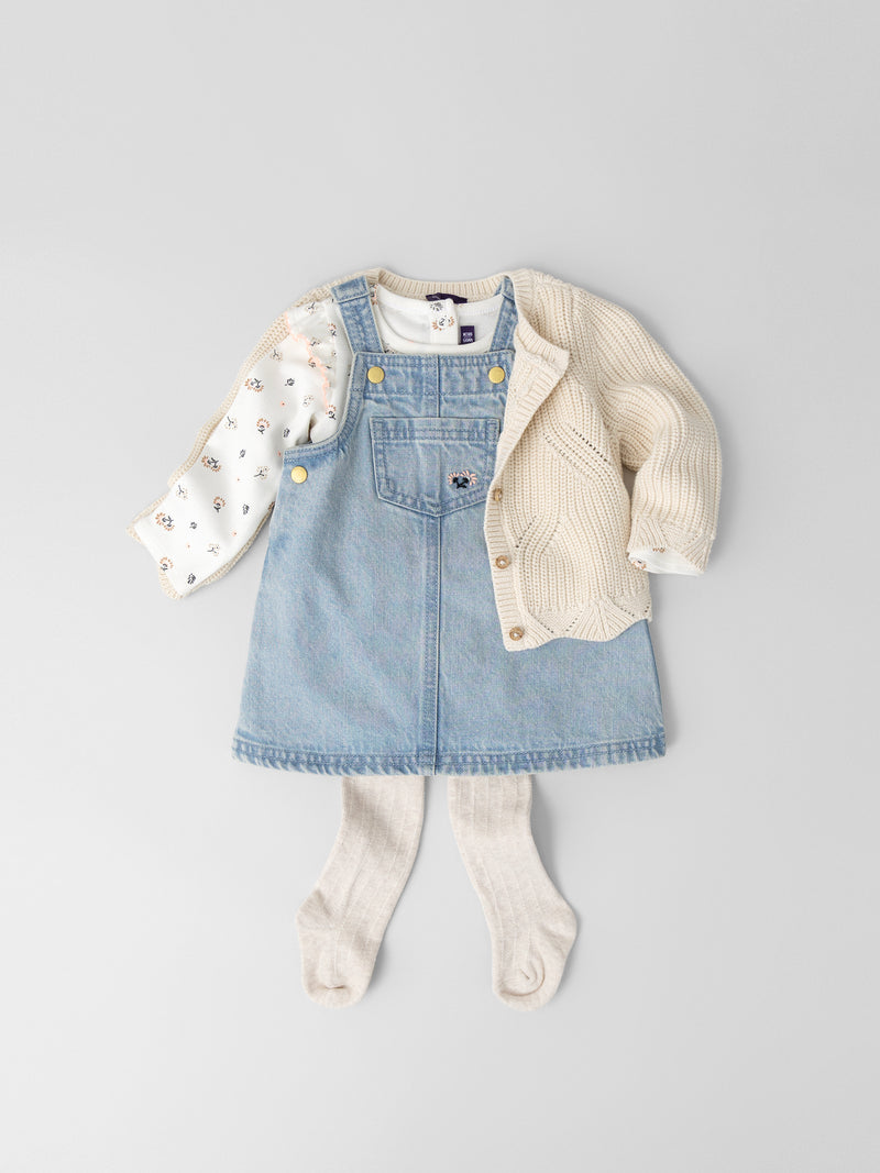 Tenue Bébé Fille : Rêverie en Denim - 1