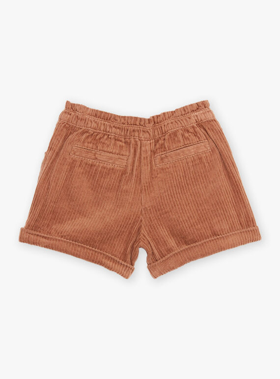 Braune Shorts aus Samt DIASHOETTE / 22H2PFY1SHOI802
