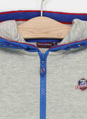 Grau melierte Joggingjacke RAJOTAGE 1 / 19E3PGB1JGH943