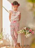 Besticktes rosa T-Shirt KLETETTE / 24E2PFO2TMCD319