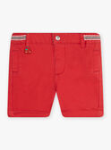 Baby Junge ziegelrote Twill-Shorts CATITI / 22E1BGM1BER506