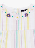 Bluse in Ecru mit Streifenprint LARAYETTE / 24H2PFI1CHE001