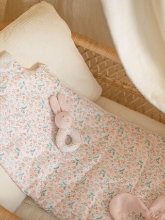 Babyschlafsack mit Blumendruck für Mädchen COCO / 22E0AFC1TUR000