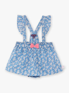 Baby Mädchen lavendel blau Latzhose Kleid ZAPHILOE / 21E1BFT1JUPC208