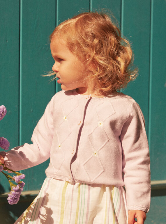 Strickcardigan in Lila LAAGLAE / 24H1BFI1CARH705