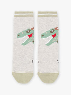Baby Boy's Grey Dinosaurier Socken BASOCAGE / 21H4PG21SOQ943
