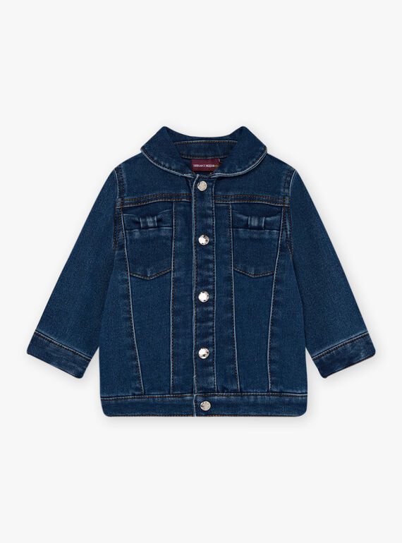 Baby Mädchen Jeansjacke mit geknoteten Details CIMELISSA / 22E1BFG1VESP269