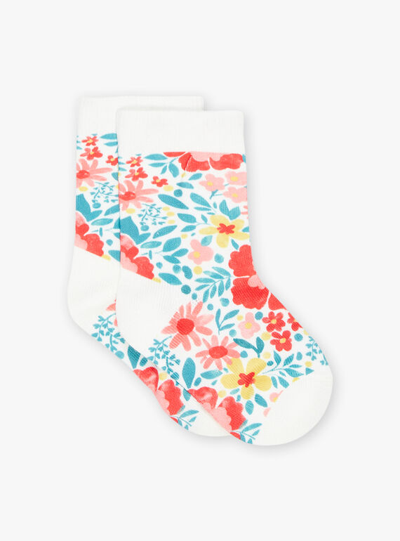 Socken mit Blumenmuster FECHOETTE / 23E4PFB1SOQ001