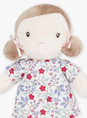 Kleine Mädchenpuppe beige Stoffpuppe SMAPE0085FILLE / 23J7GF32PCH099