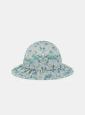 Elfenbeinfarbenes Blumenmuster-Hutmotiv KAULLA / 24E4BFR1CHA005