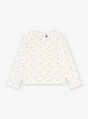 Ecru-T-Shirt mit Blumendruck GLAMPETTE / 23H2PFI2TML001