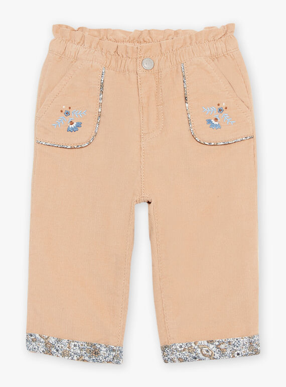 Beige Cordhose DAREGINE / 22H1BFY1PANI820