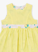Set mit Wendekleid und Bloomer in Gelb und Lila LAALYSE / 24H1BFI1ROB116