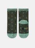 Khakifarbene und blaue Socken mit Musiknotenaufdruck KAFAGE / 24E4PG32SOQ604