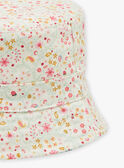 Nudefarbener Bob mit Blumenprint KLUBOBETTE / 24E4PFG1CHAD319