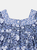 Marineblaues und weißes Kleid mit Blumenmuster LEROBETTE / 24H2PFJ1ROB070