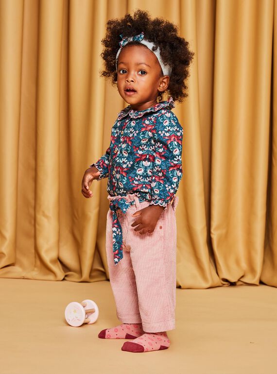 Twill-Bluse mit Blumenprint DATAHINA / 22H1BFZ1CHEG633