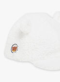 Ecrufarbene Mütze aus Kunstpelz GIALEXIS / 23H4BG41CHA001
