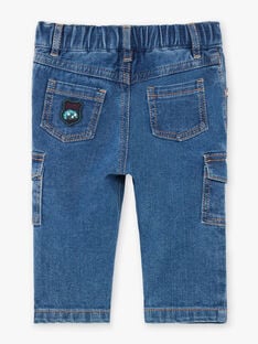 Baby-Jungen-Jeans mit mehreren Taschen BAJEAN / 21H1BG91JEAP269