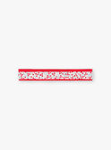Baby Mädchen rot Stirnband mit Blumendruck BAAMITIE / 21H4BF11BAN001