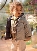 Wassergrüne Wendejacke für Baby Jungen CIENZO / 22E1BGG1DML614