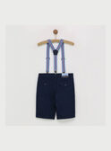Marineblaue Bermuda Shorts RYZOUFAGE / 19E3PGT1BER070
