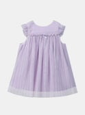 Kleid aus plissiertem Tüll im Farbton Parma KAFARAH / 24E1BFL3ROB320