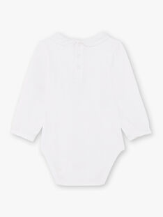 Baby Girl's Off Weiß und Blau Streifen Bodysuit BACOLEEN / 21H1BF21BOD001