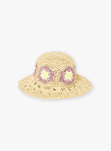 Strohhut in Beige LACHETTE / 24H4PFI1CHA009