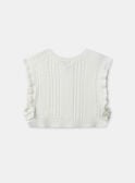 Off white CARDIGAN WHITHOUT SLEEVES NAEVA / 25H1BFL1CSM001