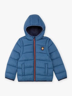 Blaue Teddybär-Jacke und Tasche für einen kleinen Jungen BEDOUNAGE 1 / 21H3PGG1DTV222