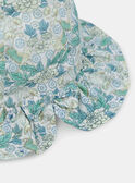 Elfenbeinfarbenes Blumenmuster-Hutmotiv KAULLA / 24E4BFR1CHA005