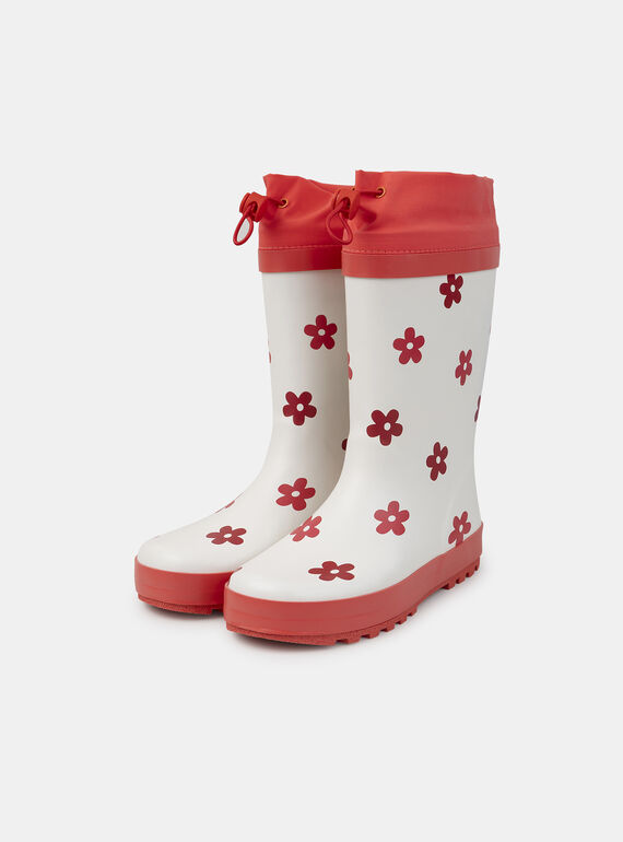 Regenstiefel mit Blumenprint NIBOTETTE / 25F10PF11D0C001