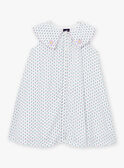 Kleid in Ecru mit Blumenprint LAROBETTE / 24H2PFI2ROB001