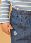 Blaue Denim-Hose mit Ausschnitten LADORIAN / 24H1BGJ1JEAP274