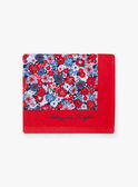 Blaues und rotes Blumenmuster Strandtuch Kind Mädchen ZAIVYETTE / 21E4PFR1SRV050