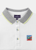 Dreifarbig gestreiftes Poloshirt KLAPOLAGE / 24E3PGN1POL000