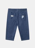 Blaue Denim-Hose mit Ausschnitten LADORIAN / 24H1BGJ1JEAP274