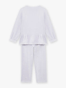 Lavendelfarbenes Pyjama-Set für Mädchen mit Fantasiemotiv BEBACIETTE / 21H5PF72PYJ326