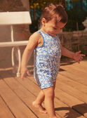 Kurzoverall in Blau mit Palmen- und Sonnenprint LABOBBY / 24H1BGI2CBLC208