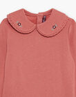 Rosa Sweatshirt mit Claudine-Kragen DUDOINETTE / 22H2PFR1SWED332