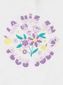 T-Shirt in Ecru mit Blumenprint LAPAYETTE / 24H2PFI2TMC001